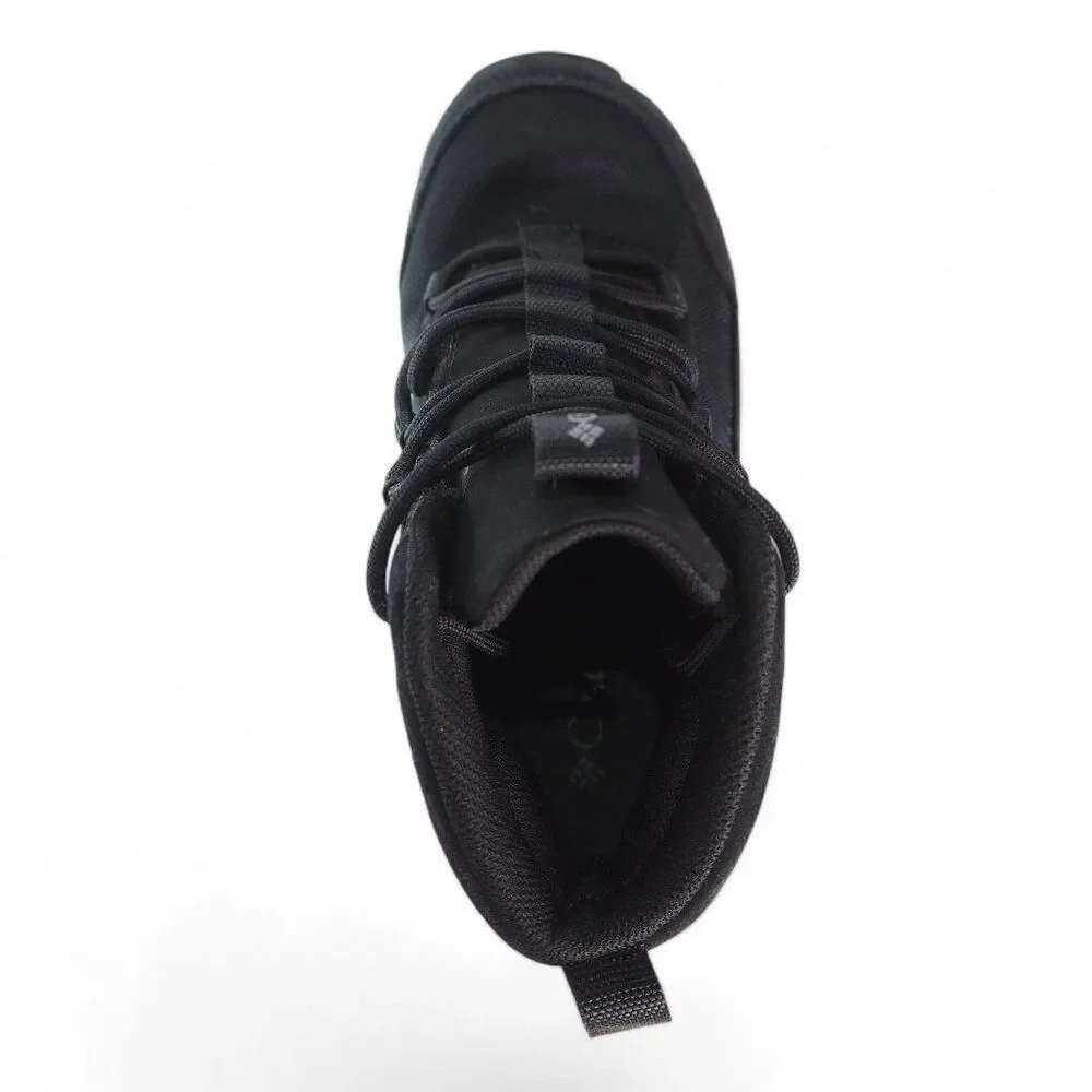 Columbia Flow Borough Mid Outdoor Hiking‎ Boots Black BY0121-010 Youth 3